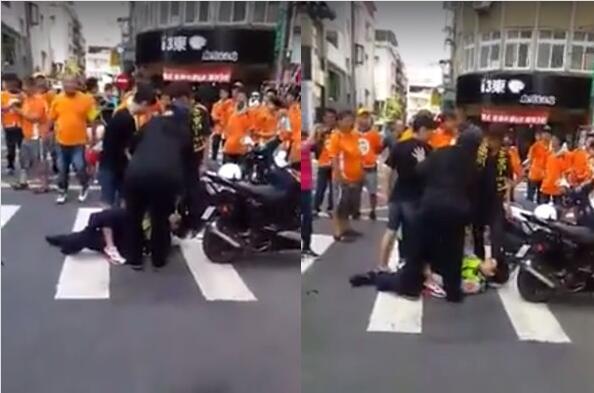 臺灣14歲少年交通違規不服管制，打破警員眼鏡。（圖片來源：臺灣《東森新聞雲》）