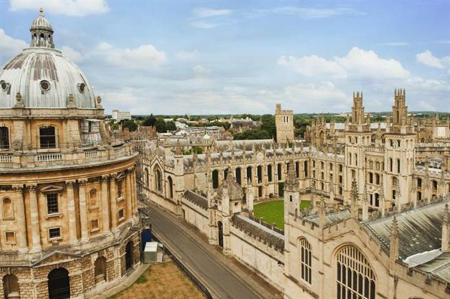  英國牛津大學榮登本屆《泰晤士報》排名的榜首。（圖片來源：臺灣《中時電子報》）