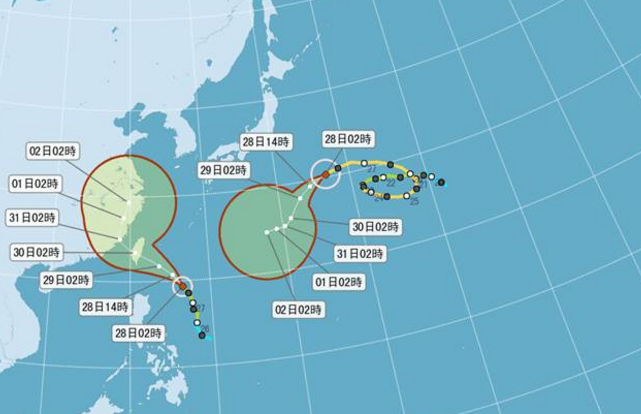 颱風來了！臺灣氣象部門8：30發佈輕臺尼莎海警