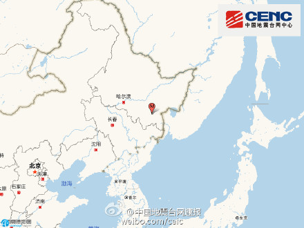 黑龍江林口發生6.4級深源地震 未造成人員傷亡