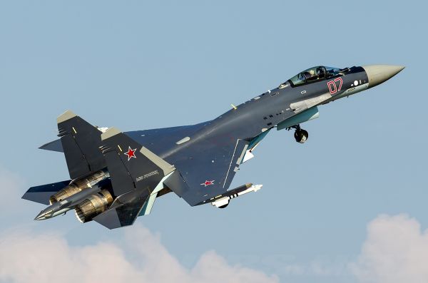 資料圖片：俄羅斯蘇-35S多用途戰鬥機。（圖片來源於網路）