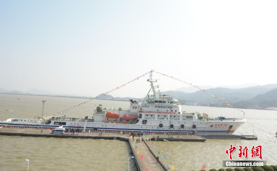 中國最大海洋救助船“東海救102”輪向公眾開放