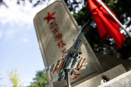 《長津湖》熱映，楊根思烈士墓前多了一架“殲-15”