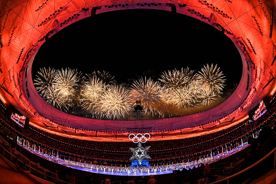 2022年2月20日晚，北京第二十四屆冬季奧林匹克運動會閉幕式在國家體育場舉行。