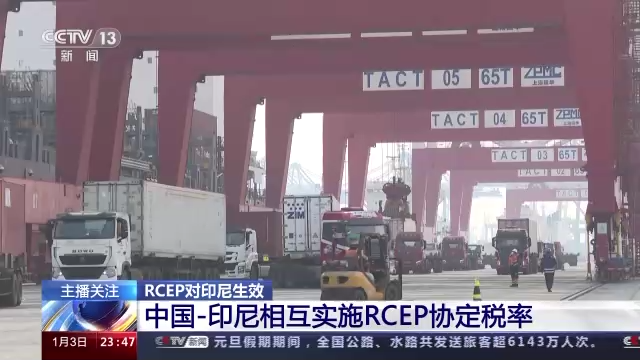 RCEP對印尼生效 中國與印尼經貿合作迎新機遇