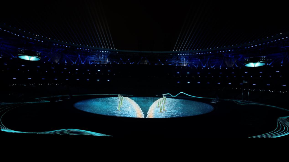 開幕式獨家幕後之二|裸眼3D看錢塘潮涌!開幕式“硬核”科技來了