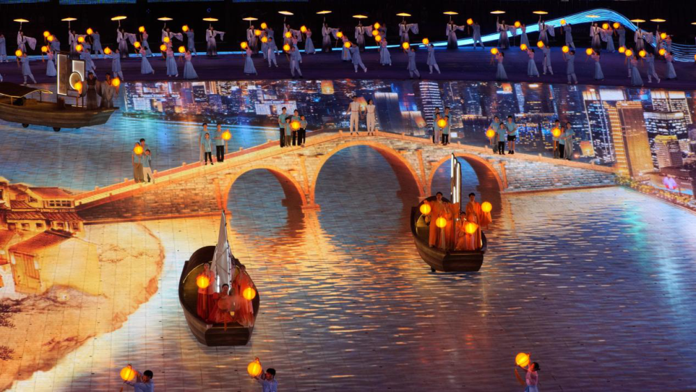 開幕式獨家幕後之二|裸眼3D看錢塘潮涌!開幕式“硬核”科技來了