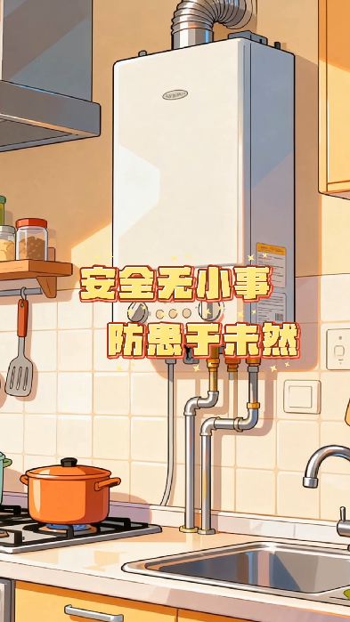 AI動畫堶嚴寒冬日莫忘燃氣安全,這份錦囊請查收