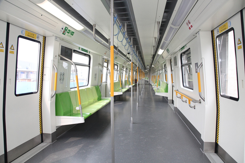 京港地鐵16號線是北京市首條使用8A型列車的線路，比6B型列車運力提升76%