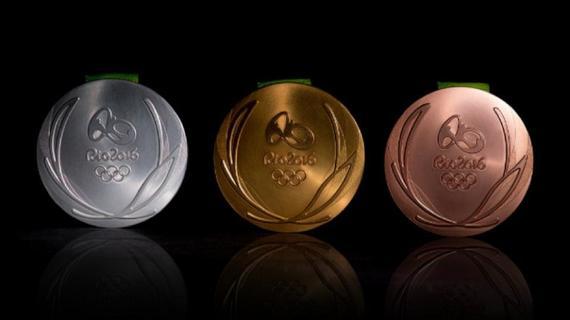 裏約奧運金牌、銀牌和銅牌