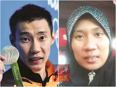 李宗偉和依卡莎瓦妮的照片在網路瘋傳。（馬來西亞《光華日報》）