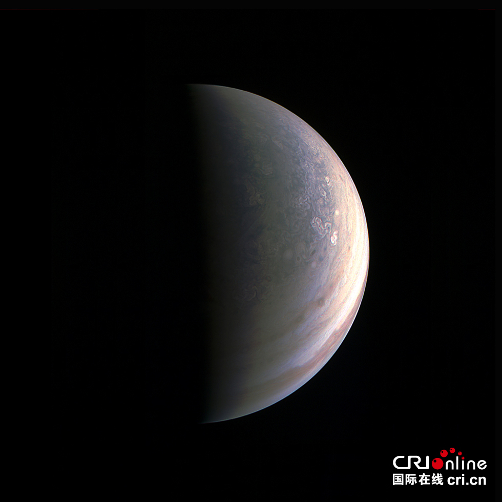 美國宇航局首次公佈木星高清照片