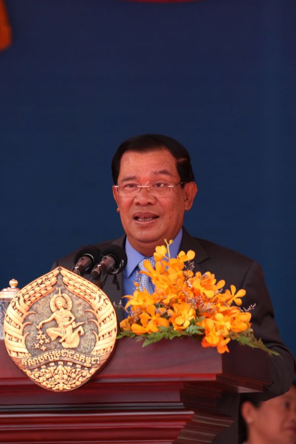 資料圖片：柬埔寨首相洪森。新華社發