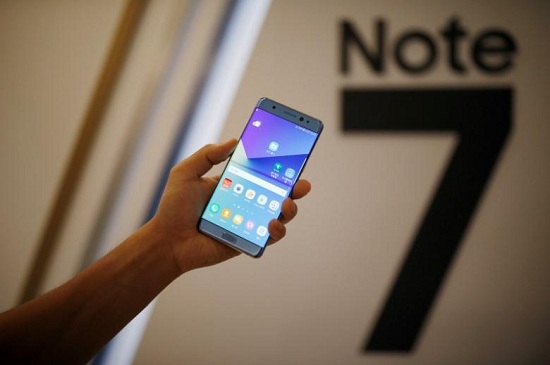 三星Note7手機“修理”後再起火致美航班取消