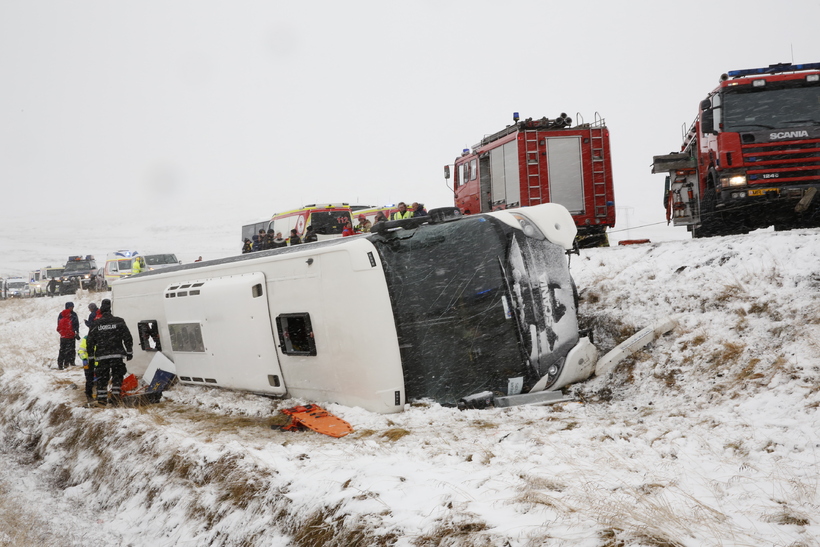 冰島一旅遊大巴發生車禍 中國遊客7人傷