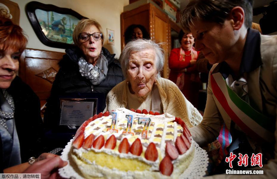 世界最長壽老人慶祝117歲生日
