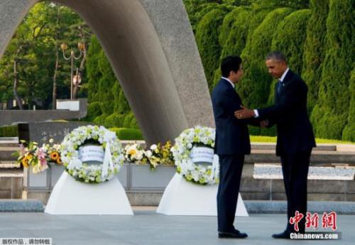 奧巴馬此前訪問廣島