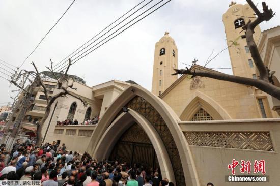 埃及亞歷山大市聖馬可教堂周邊4月9日發生爆炸，係自殺式襲擊。