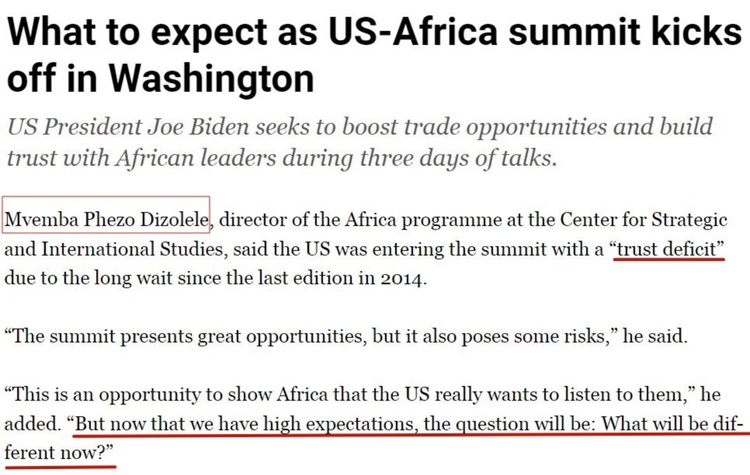 美國看中“非洲潛力”?可非洲不會忘記……