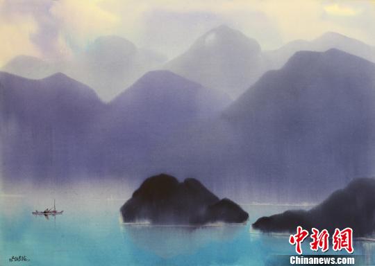 臺灣著名畫家謝孝德作品在珠海展出