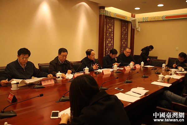 “海歸暢談五中全會”座談會9日下午在北京歐美同學會舉行。（台灣網 李學磊 攝）