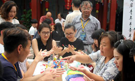臺灣大學生走訪建國門街道社區 感受老北京文化魅力