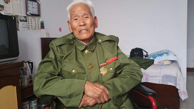抗戰老兵孟慶玉——“給我一把槍，我還可以上戰場”
