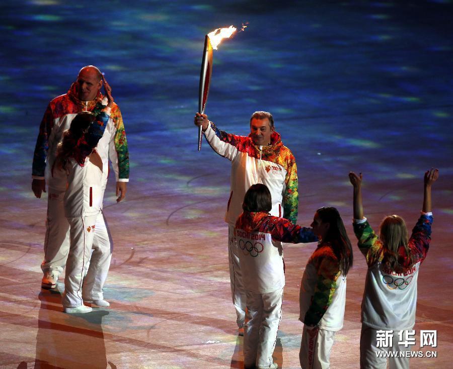 （冬奧會）（3）索契冬奧會開幕式：火炬傳遞和點火儀式