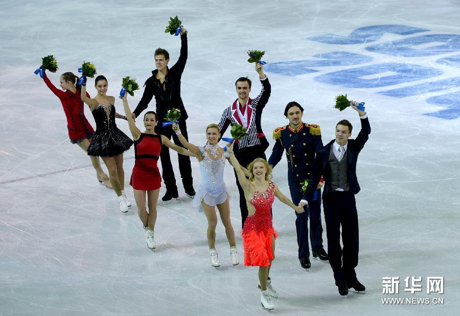（冬奧會）（8）花樣滑冰——俄羅斯隊獲團體賽冠軍