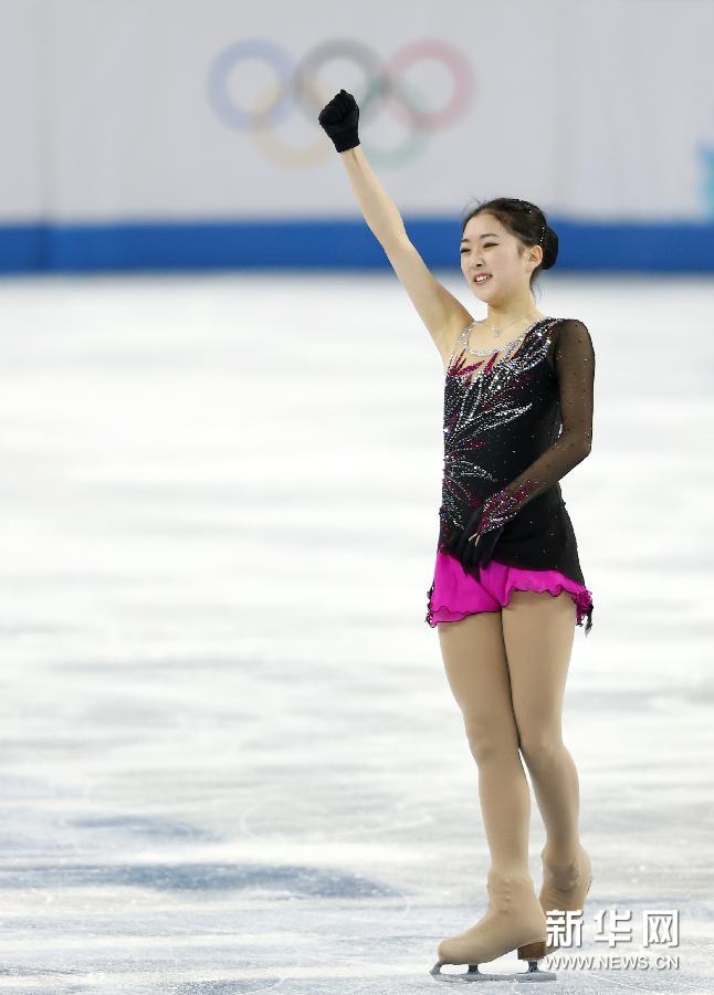（冬奧會）（2）花樣滑冰——女單短節目：李子君出場