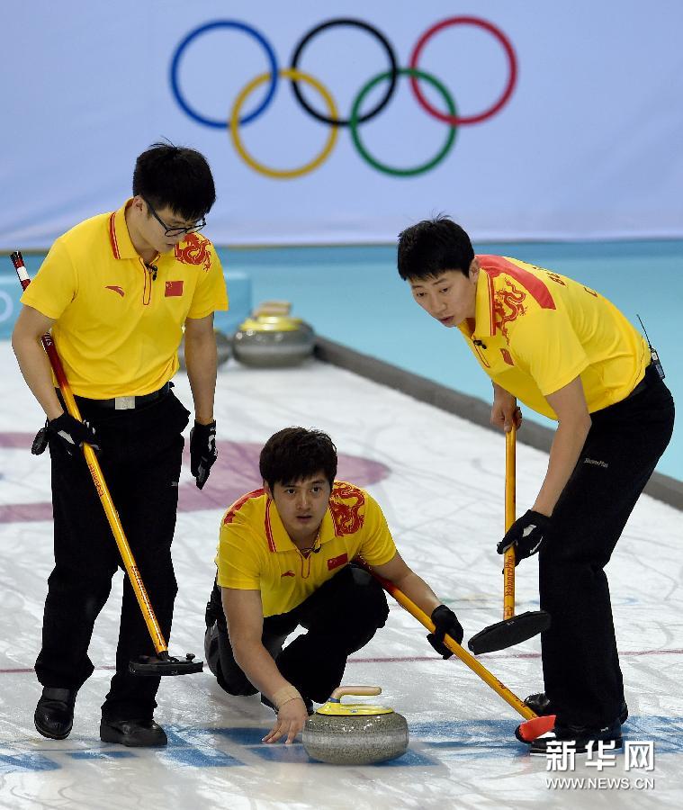 （冬奧會）（1）冰壺——中國隊無緣男子冰壺決賽
