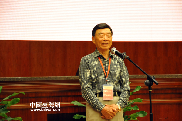 來自臺灣的黃幸強上將已經參加了六屆兩岸退役將軍聯誼活動。.jpg