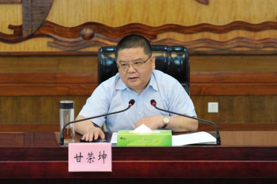 圖：甘榮坤副省長講話。（攝影：韓江波）