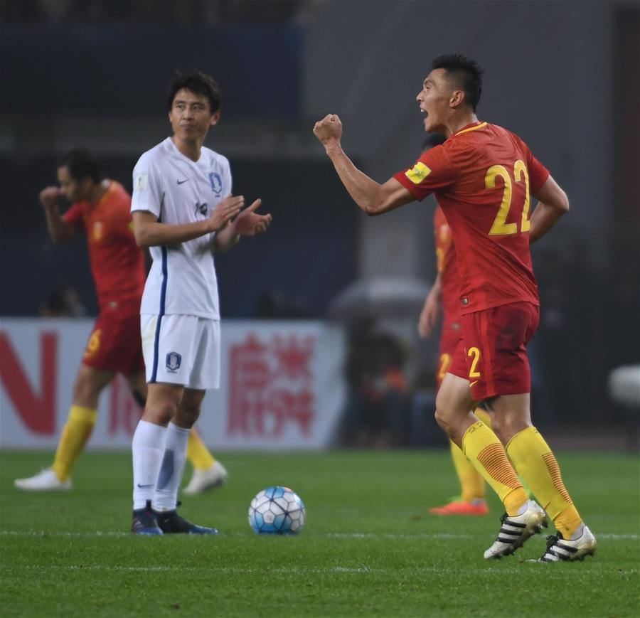 （體育）（6）足球——世預賽：中國迎戰韓國