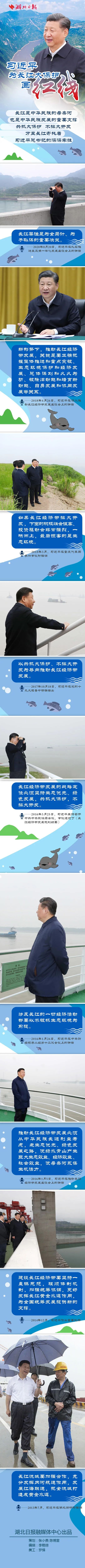 習近平為長江大保護畫“紅線”